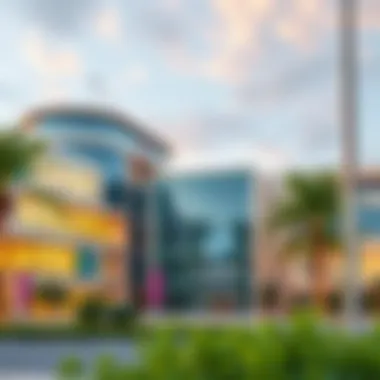 Architectural design of a prominent educational facility in Academic City