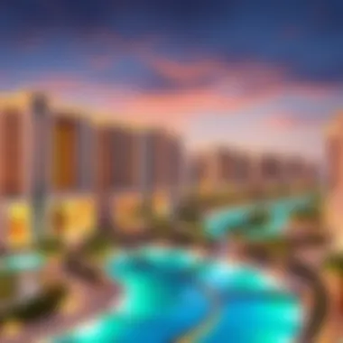 Architectural Marvel of Akoya Stunning view of Akoya community showcasing modern architecture