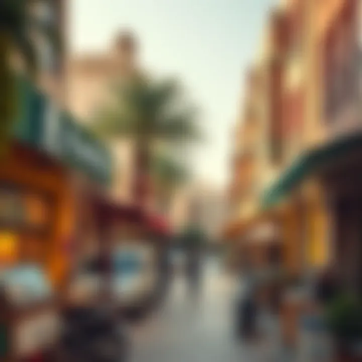 Local amenities and shops in Al Farjan