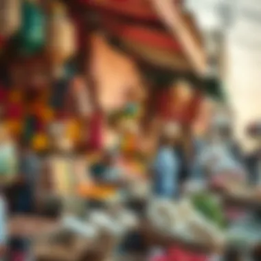 Cultural Diversity at Al Garhoud Market Local market in Al Garhoud featuring diverse cultural products