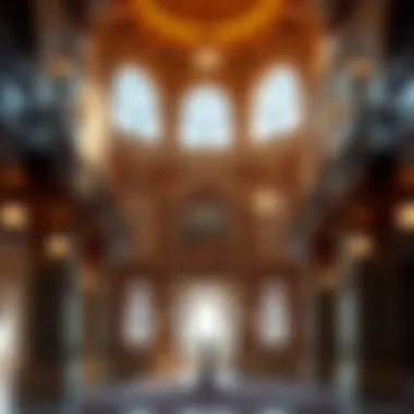 Interior design elements of Al Nasr Palace highlighting intricate details