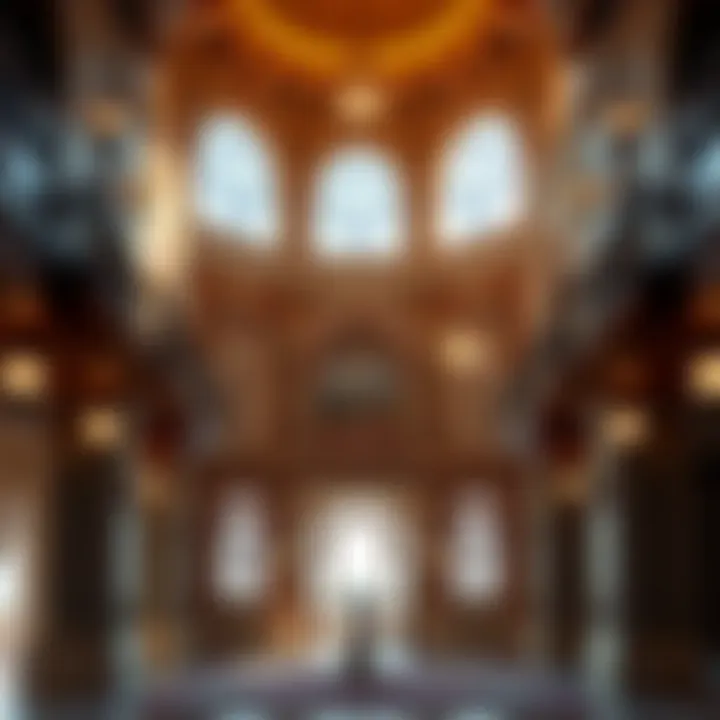 Interior design elements of Al Nasr Palace highlighting intricate details