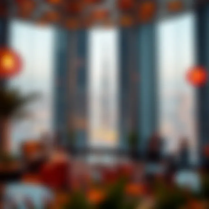 Community Engagement Space in Al Safa Tower Community area within Al Safa Tower fostering social interactions