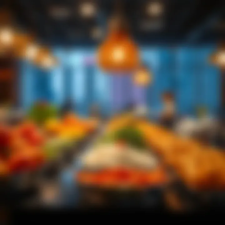 Fresh, high-quality ingredients displayed at Arabian Grill Al Furjan, emphasizing local sourcing.