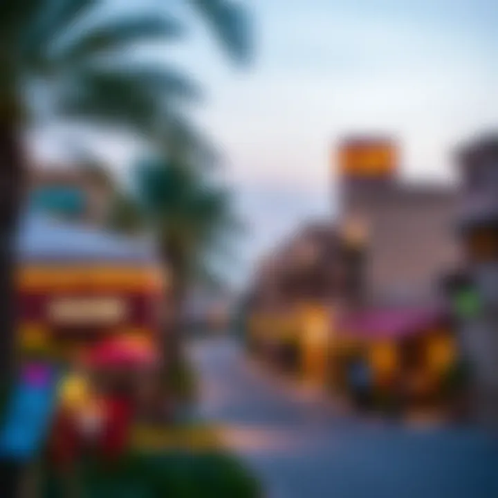 A vibrant neighborhood scene in Arabian Ranches