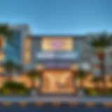 Aster Clinic Entrance Entrance of Aster Clinic showcasing modern architecture