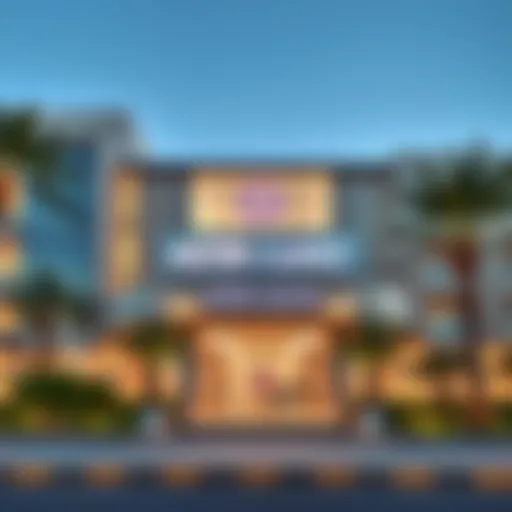 Aster Clinic Entrance Entrance of Aster Clinic showcasing modern architecture