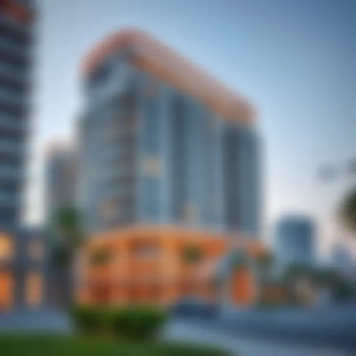 Modern Architectural Design of Bella Rose Building Exterior view of the Bella Rose Building showcasing its modern architecture