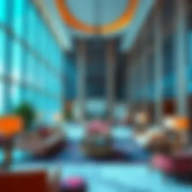 Elegant Lobby Interior of Bella Rose Luxurious lobby area featuring contemporary furnishings