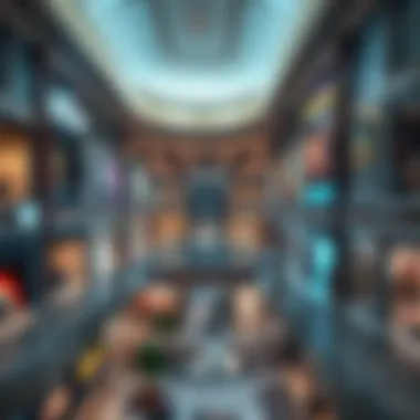 Interior Layout of Bin Shabib Mall Interior layout of Bin Shabib Mall highlighting retail spaces