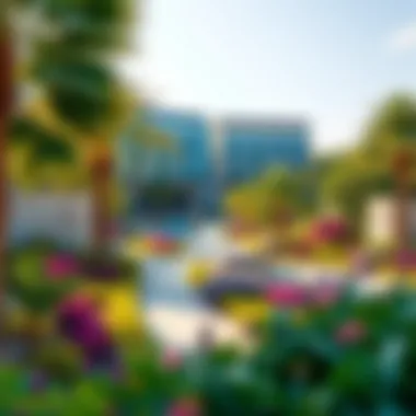 Lush Landscaping Surrounding Blue Waves Residence 2 Lush landscaping surrounding Blue Waves Residence 2