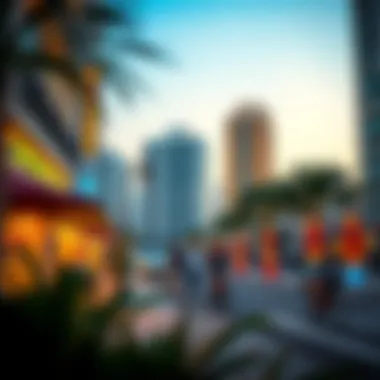 Vibrant lifestyle scene at Blue Waves Residence 2