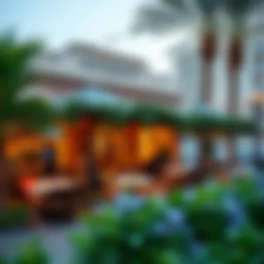Charming Outdoor Ambiance for Brunch Inviting outdoor dining ambiance