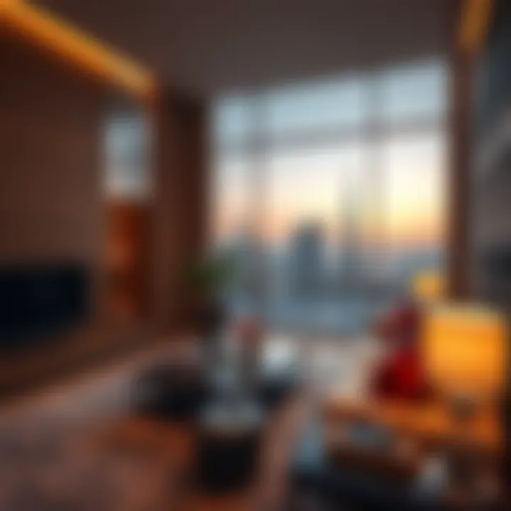 Luxurious interior design of a Burjuman Residence