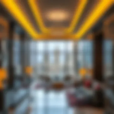 Interior view of Capitol Tower highlighting its modern amenities