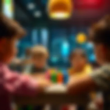 Children Enjoying Creative Activities Children engaging in creative activities at Cheeky Monkeys