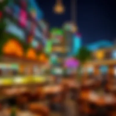 Diverse Dining Options at Citywalk Mall Dining area at Citywalk Mall with diverse culinary options