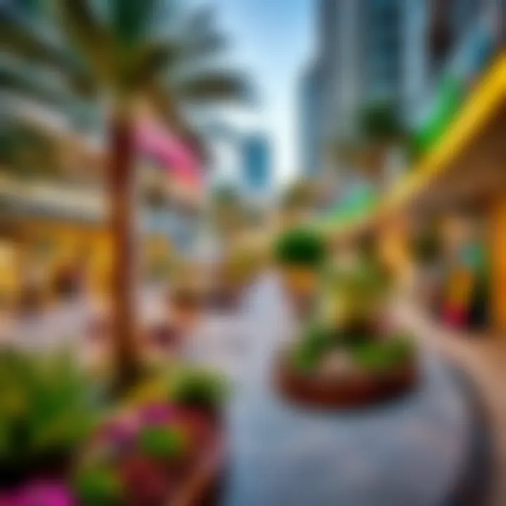 Landscaped Outdoor Space of Citywalk Mall Landscaped outdoor area of Citywalk Mall integrating urban greenery