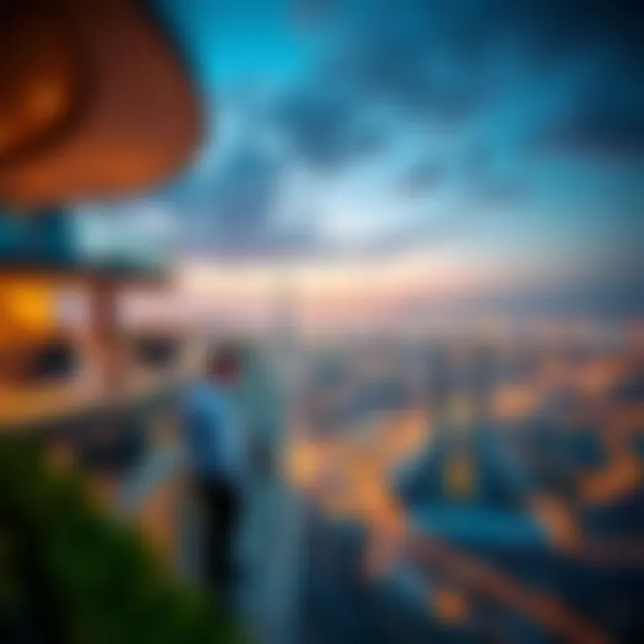 Breathtaking view from Damac Maison