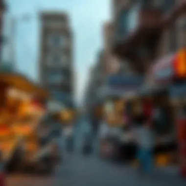 Exploring Local Markets in Satwa Local market scenes displaying the neighborhood's offerings