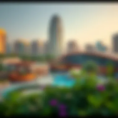 Community Amenities Near Dome Tower Community amenities surrounding Dome Tower enhancing urban living experience