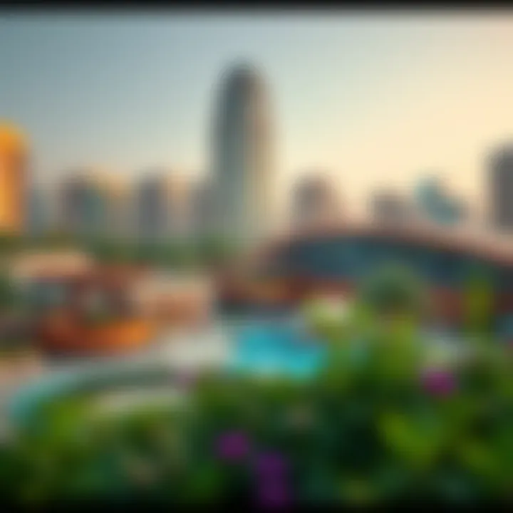 Community Amenities Near Dome Tower Community amenities surrounding Dome Tower enhancing urban living experience