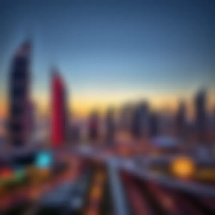 Downtown Dubai Skyline: A Testament to Urban Planning The vibrant skyline of Downtown Dubai at sunset