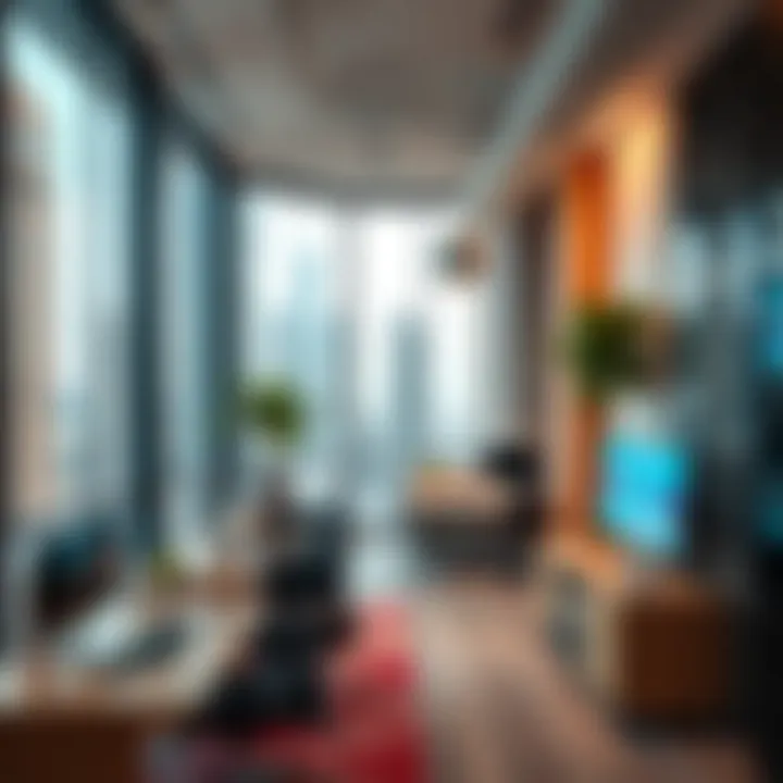 Creative Workspace in Dubai Silicon Modern workspace in Dubai Silicon designed for creativity and innovation