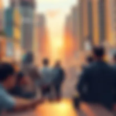 Collaboration at Networking Event Networking event in Dubai Silicon highlighting collaboration among startups