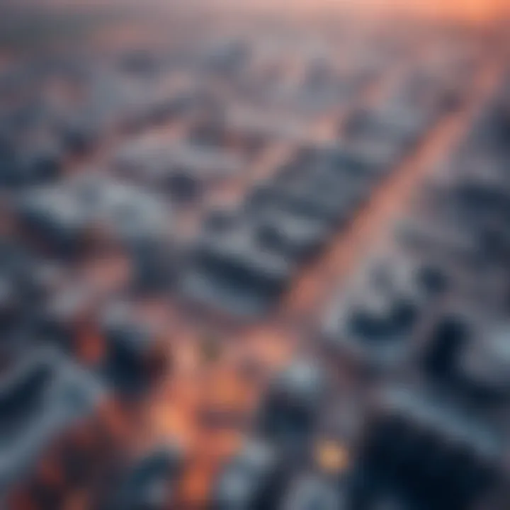 Aerial Overview of Dubai South Aerial view of Dubai South showcasing its expansive layout and modern architecture