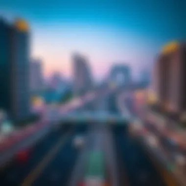 Transport Links in Dubai South Transport infrastructure in Dubai South illustrating connectivity and accessibility