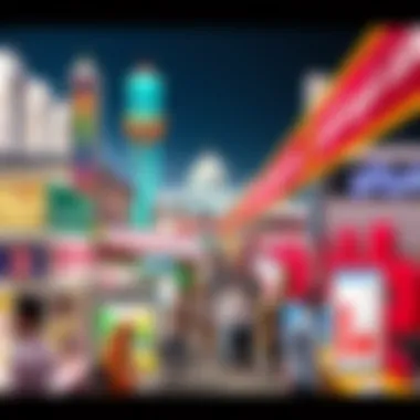 An educational fair showcasing diverse curriculum options in Bur Dubai