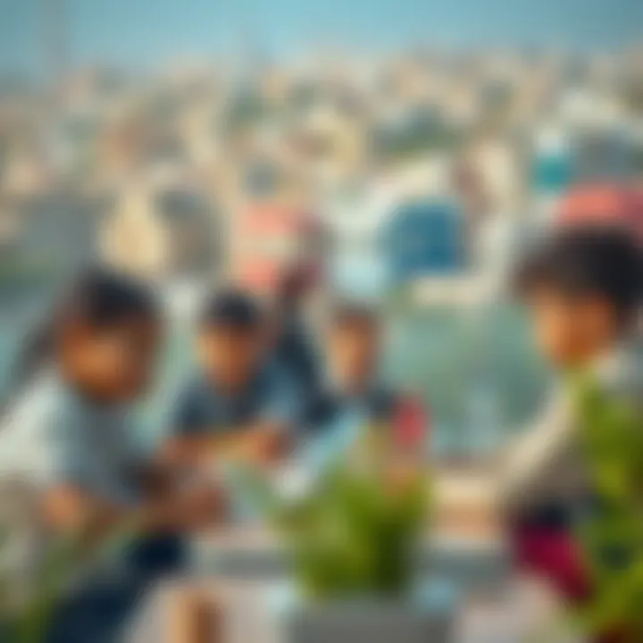 Extracurricular Activities in Local Schools Children engaged in extracurricular activities at a local school