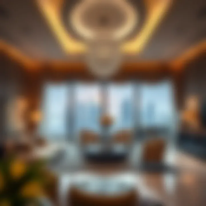 Luxurious interior of an elite residence