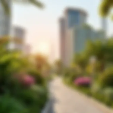 Ecological Design of Emaar Greens Lush greenery showcasing the ecological design of Emaar Greens