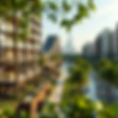 Emerald Residence: Embracing Nature in Urban Living Green landscapes surrounding Emerald Residence in Silicon Oasis