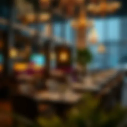 Elegant Dining Setup at Emerald Restaurant Elegant dining setup at Emerald Restaurant