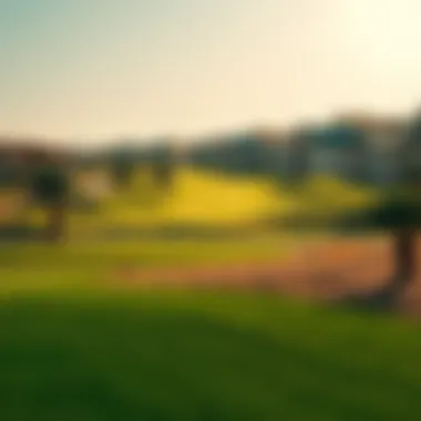 Lush Fairways of Emirates Hill Golf Club Stunning view of the Emirates Hill Golf Club's lush fairways under the sun