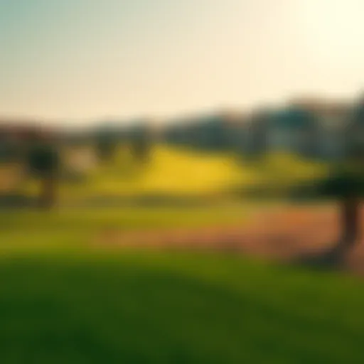 Lush Fairways of Emirates Hill Golf Club Stunning view of the Emirates Hill Golf Club's lush fairways under the sun