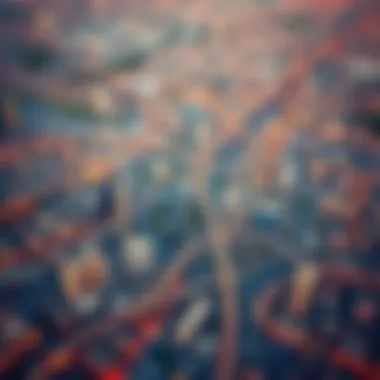 Aerial Overview of 611 Road in Dubai Aerial view showcasing the 611 Road's expansive network