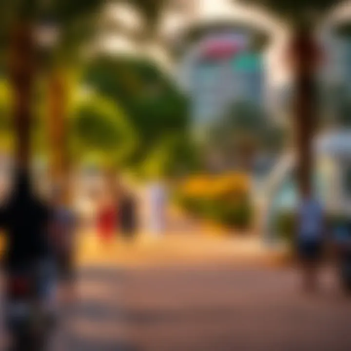 Vibrant community life in Al Aweer's parks and recreational areas.