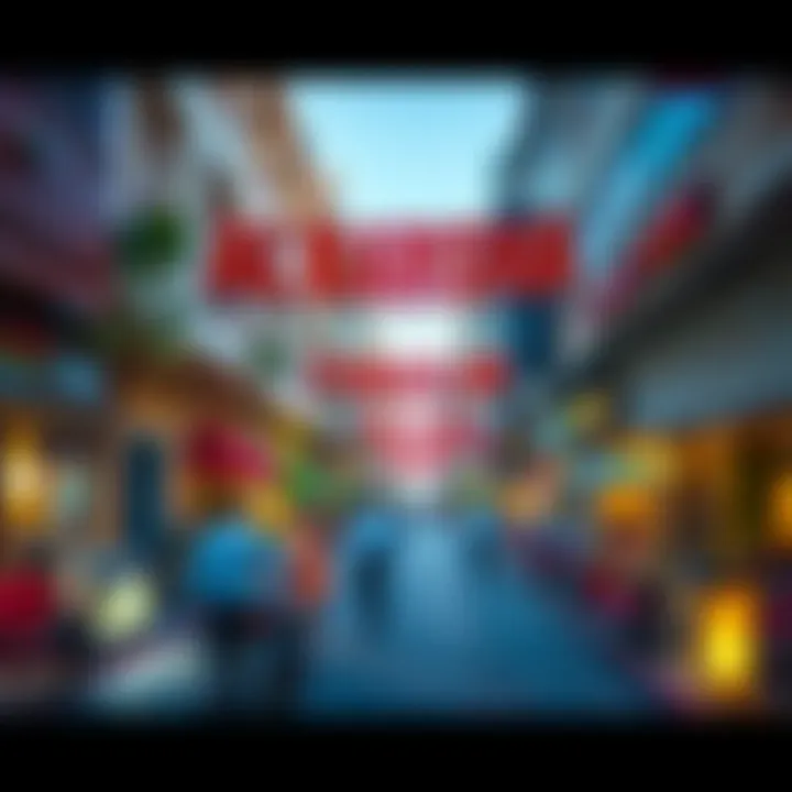 Al Barsha Street Life Vibrant street life in Al Barsha with cafes and shops