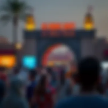 Community gathering at Al Khail Gate