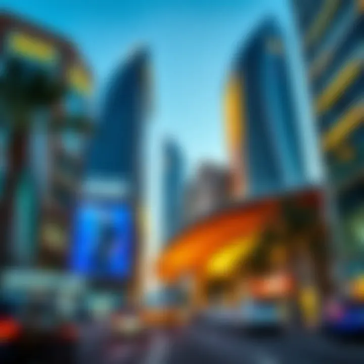 Modern architecture in Al Khail Gate