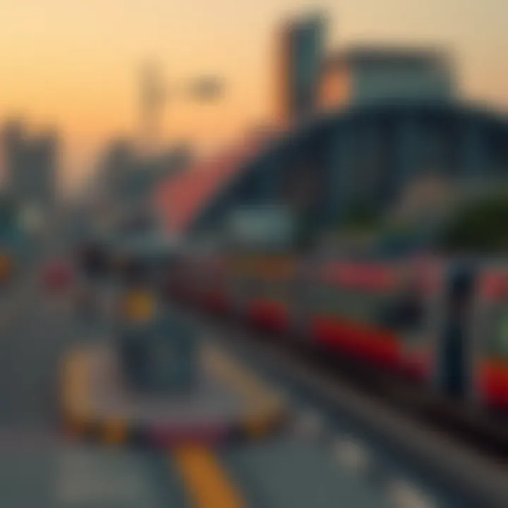 Exploring Al Khail Metro Station Through Images Summary