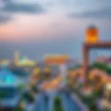 Breathtaking Landscape of Al Khawaneej Walk Stunning view of Al Khawaneej Walk with vibrant surroundings