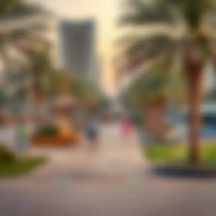 A picturesque park in Al Qusais offering leisure activities