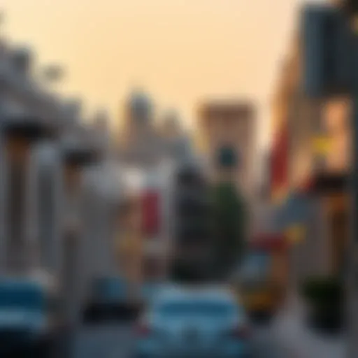 Vibrant Street View of Al Qusais Vibrant street view of Al Qusais showcasing local architecture