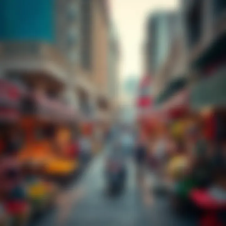 Vibrant Marketplace in Al Warsan A vibrant marketplace in Al Warsan showcasing local lifestyle