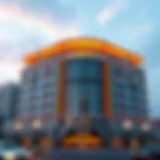 Architectural Design of Al Yousuf Building The striking facade of Al Yousuf Building showcasing modern architectural design.